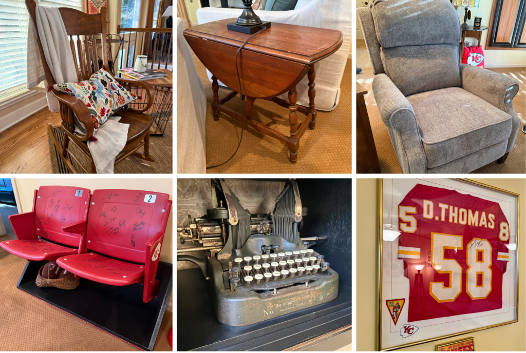 Cedar Creek Online sale featuring traditional furnishings, household essentials, and a strong selection of Kansas City Chiefs memorabilia.