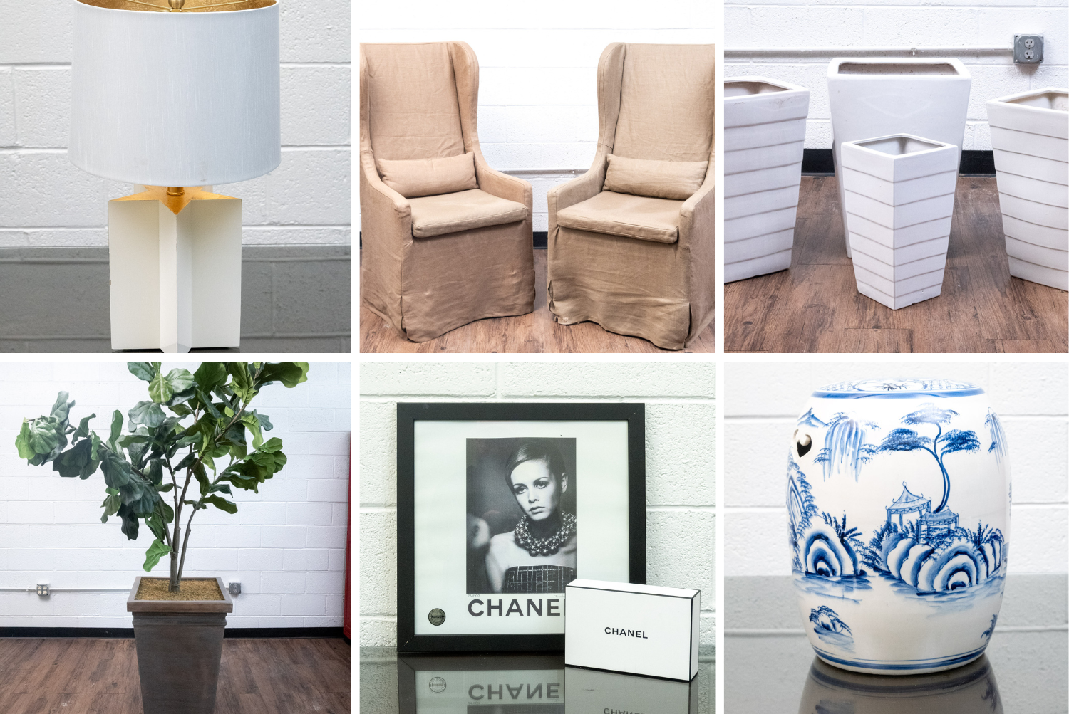Shop stylish pieces from brands including Uttermost, Four Hands, Kate Spade, Barbara Cosgrove, Crate & Barrel, Hooker Furniture, and Classic Concepts.