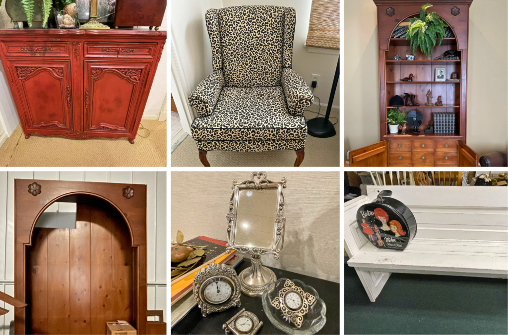 The sale includes Bernhardt and Habersham furniture, designer side and end tables, sofas, chairs, lamps, and light fixtures.